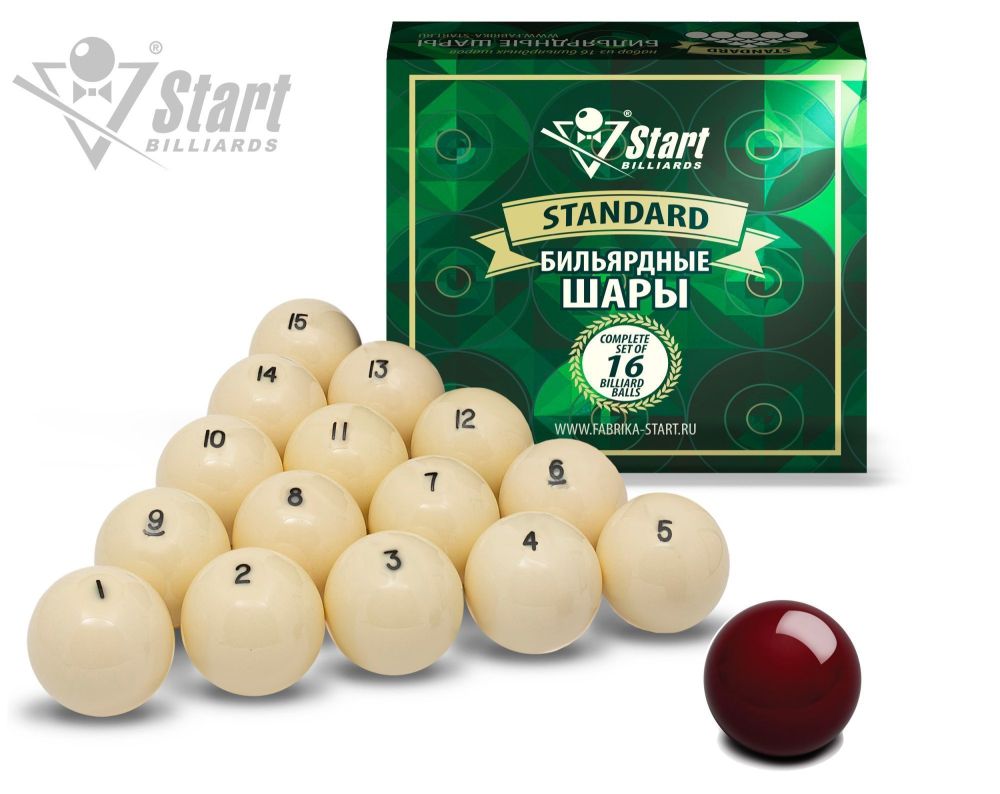 Шары Start Billiards РП 68 мм, 797401