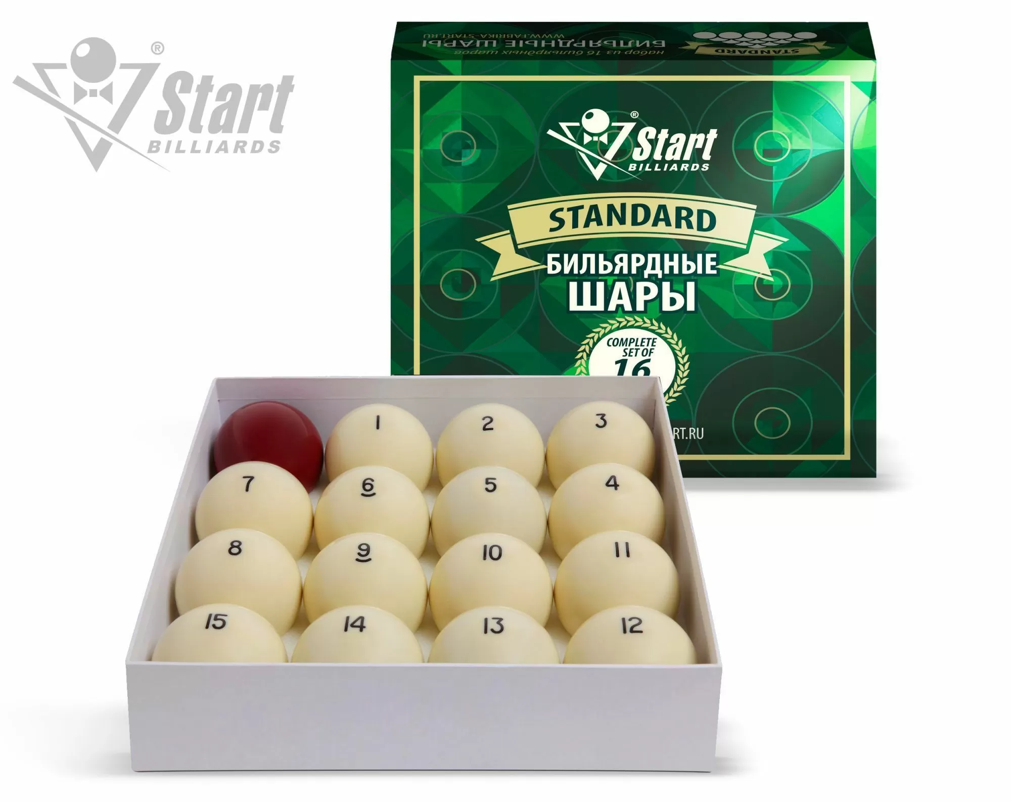 Шары Start Billiards РП 60 мм, 797403