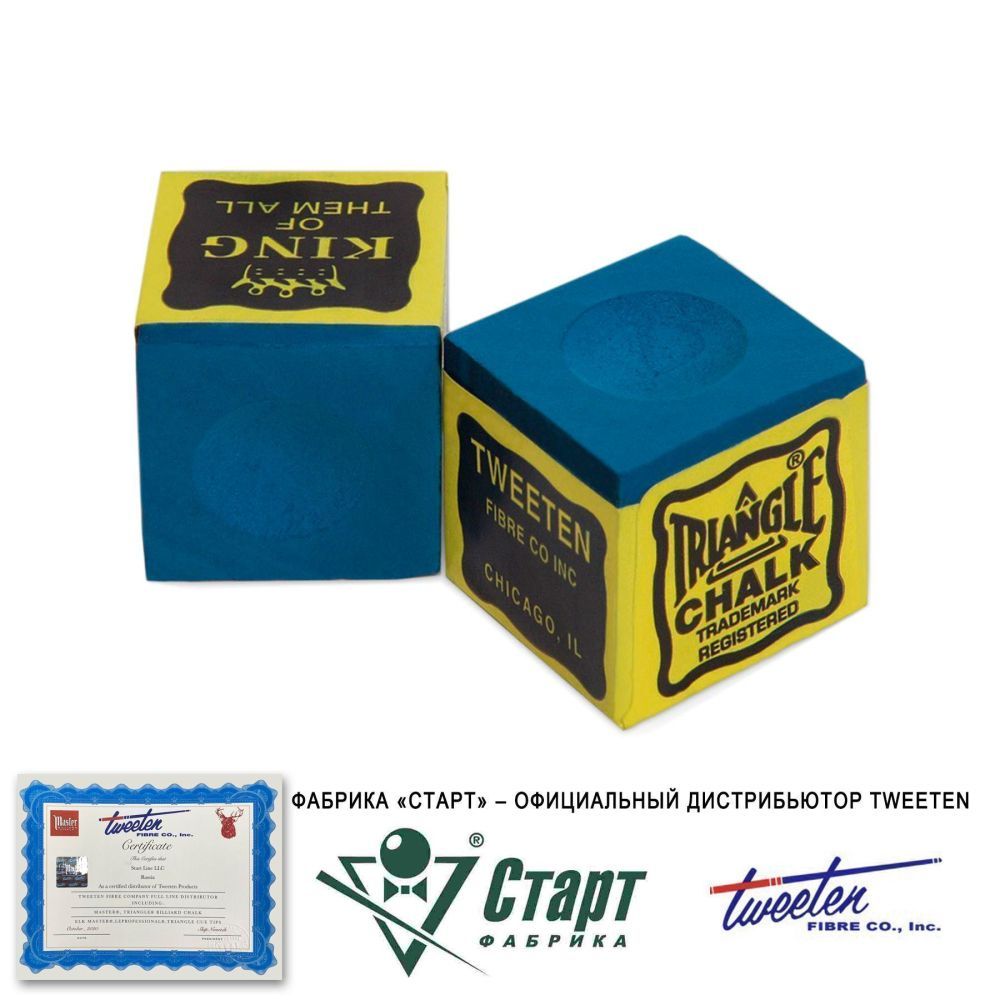 Мел Tweeten Triangle синий (144 шт)