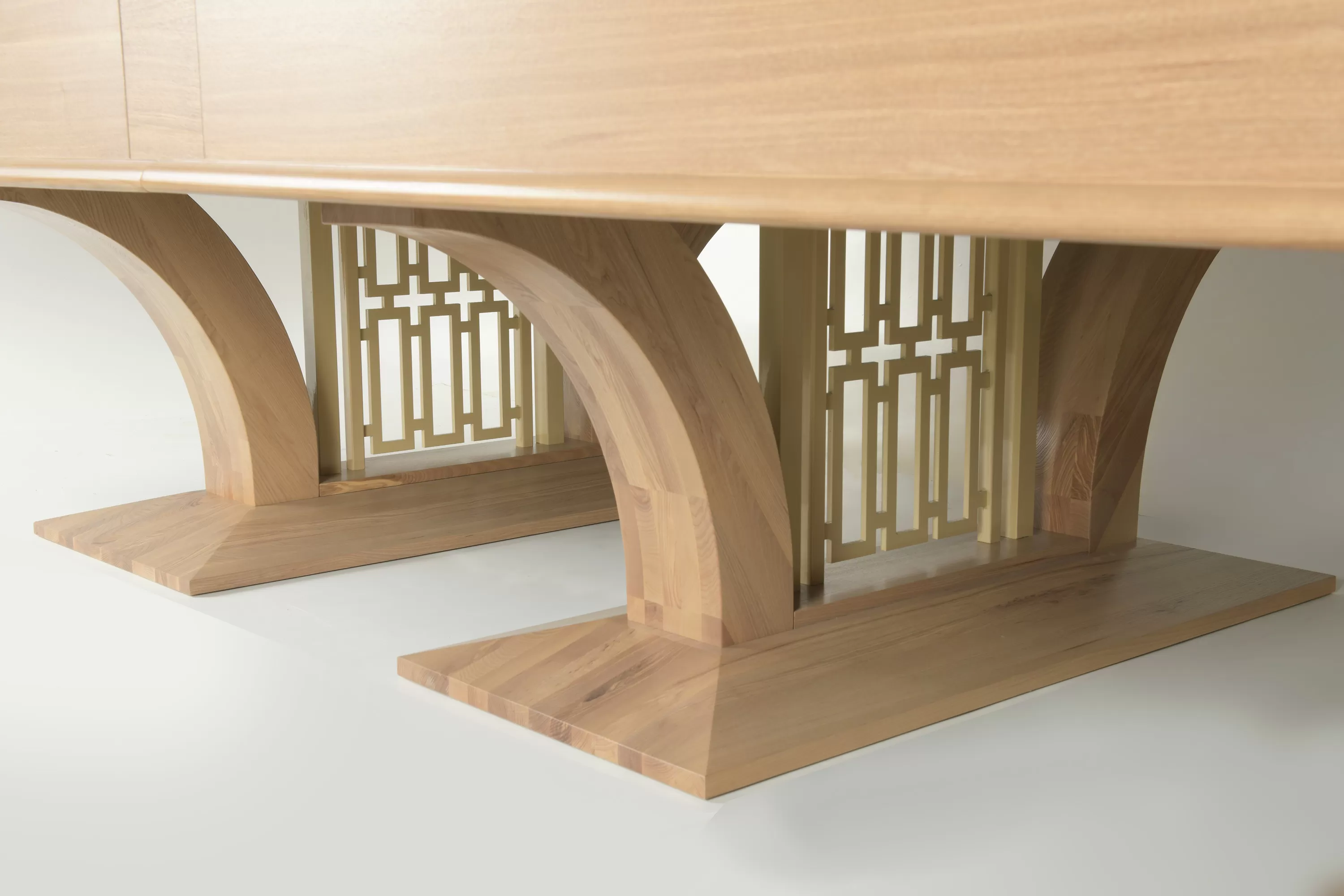 High-style Lux 8 фт Пирамида / Пул массив / шпон ясеня / мдф Камень «PBS» 40мм