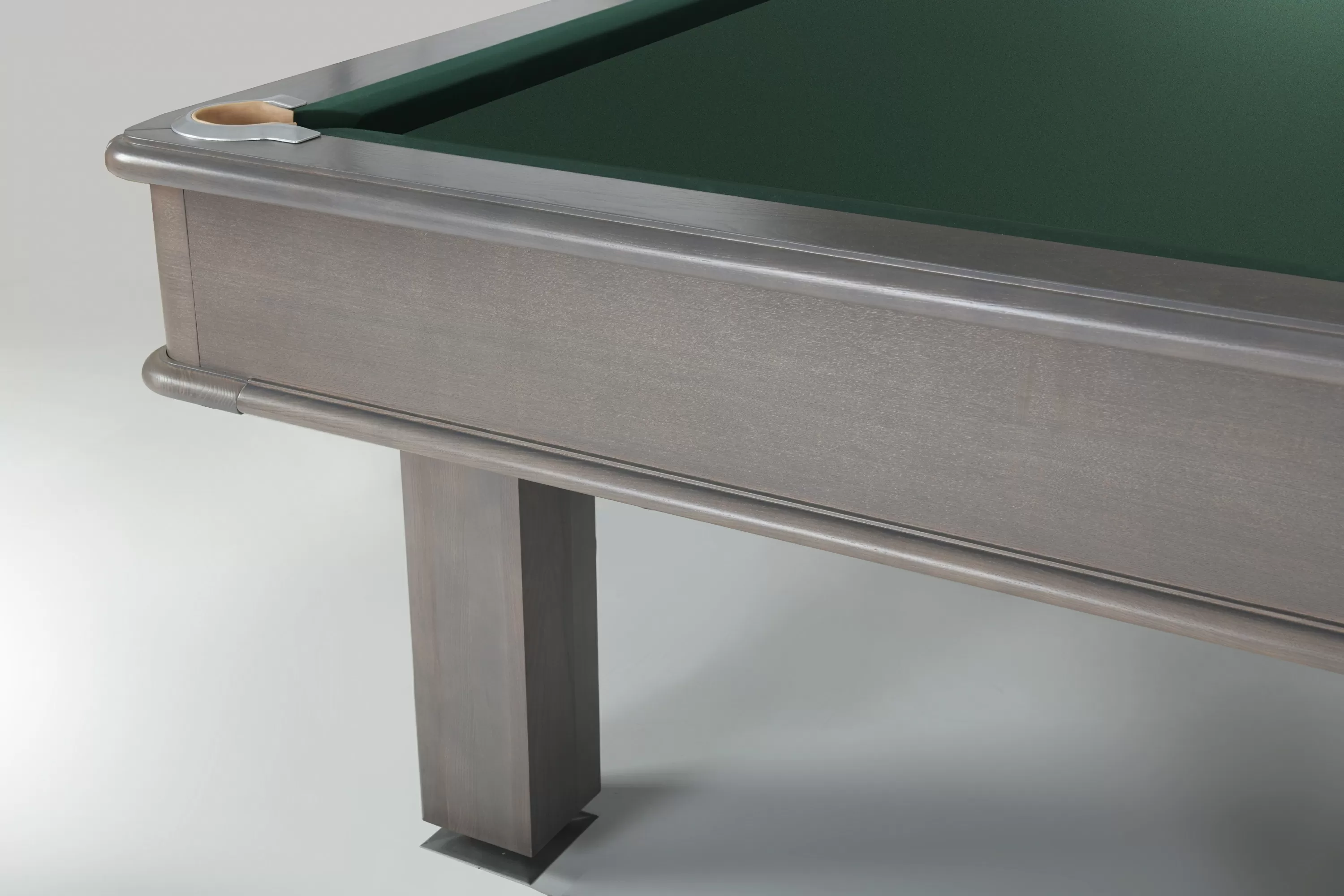 Бристоль 9 фт Пирамида / Пул массив / шпон ясеня / мдф Сланец Orero, 40 мм