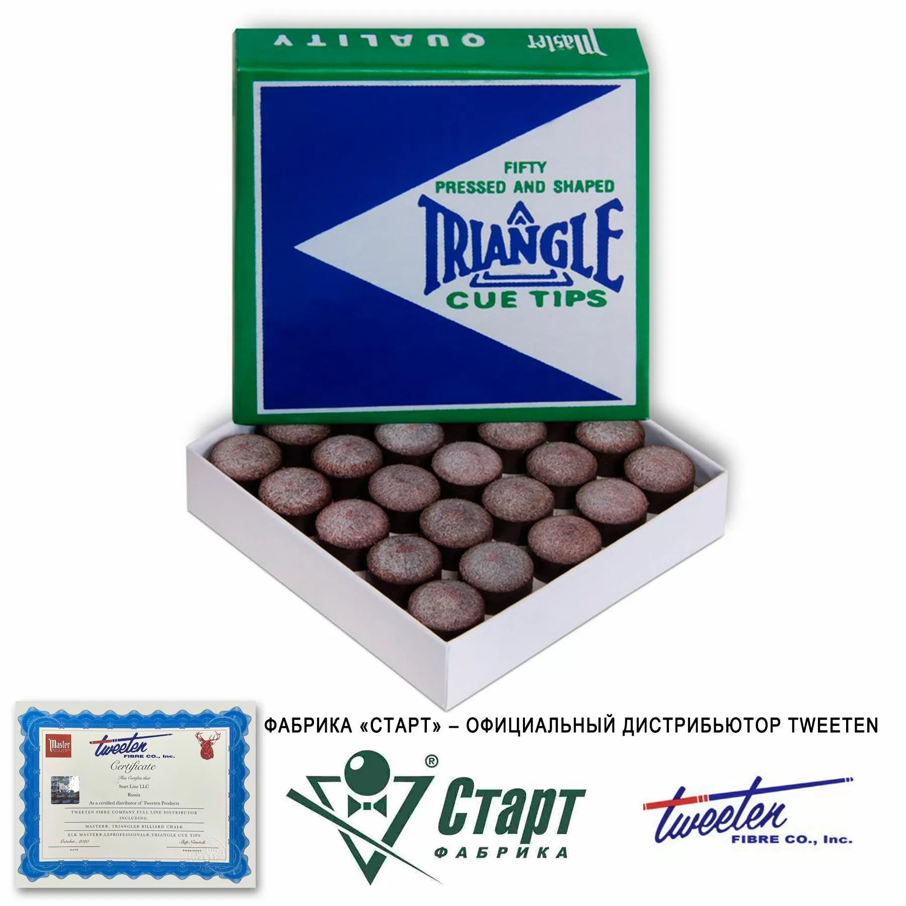 Наклейка Tweeten Triangle 14 мм (50 шт)