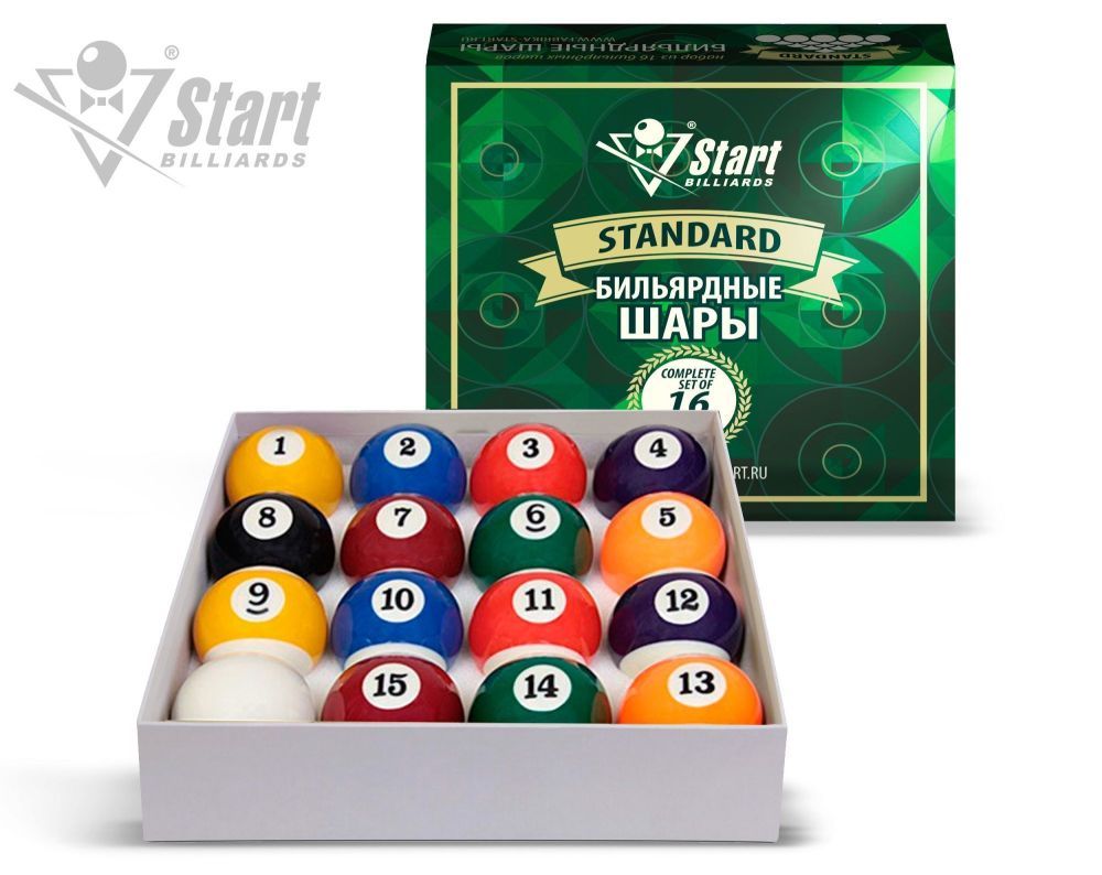 Шары Start Billiards ПУЛ 57,2 мм, 797405