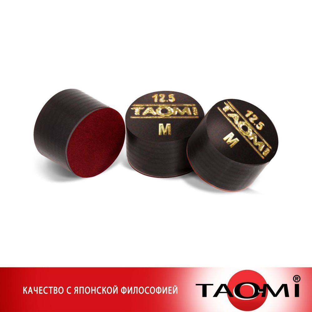 Шоубокс TAO-MI Наклейка для кия TAO-MI 12,5 мм, Medium с фиброй (30 шт)